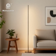 G5 Minimalist Nordic Floor Lamp with Remote, Dimmable LED Mood Light for Living Room Nooks Lampu Lan