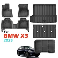 For BMW X3 Floor Mats 2025,Car Mats for BMW X3 M50/30 xDrive All Weather Floor Mats Cargo Liner Acce