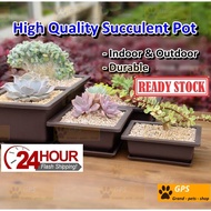 High Quality Big Pot Brown Color Pot With Pot Base Succulent Plant Pot盆栽 Big Pot Gardening Decoratio