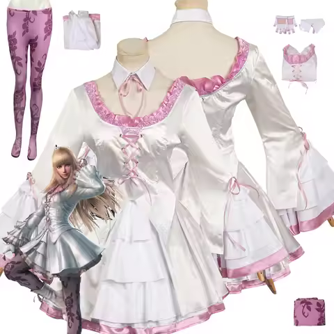 Lili Cosplay Game Tekken 8 Costume Lolita Dress for Adult Women Roleplay Disguise Clothes Outfits Ha