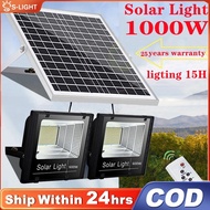 Solar light 1000W LED outdoor waterproof Lamp solar flood light automatic mode