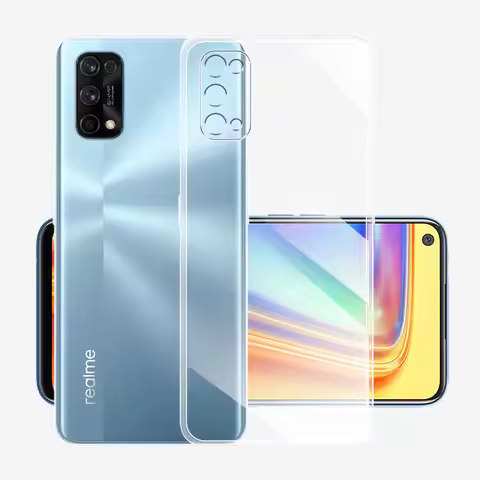 For Realme 7 Pro Case Silicone Soft Transparent Phone Case For Realme 7 Clear Cover Funda For Realme