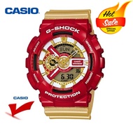 EAGLE CASIO G-Shock GA-110CS-4A Iron Man นาฬิกาข้อมือ สายเรซิ่น รุ่น Limited Edition - Gold/Red รับประกัน 1 ปี กันน้ำกีฬาWatch