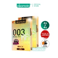 [Bundle of 2] Okamoto 003 Real Fit Condoms Pack of 4s