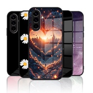 Shockproof Glass Case for Samsung Galaxy A16 5G A16 4g A26 5g A36 5g A56 5g Drop-proof Back Cover wi