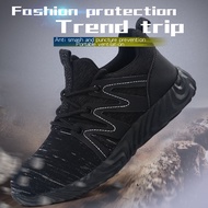 Lightweight Breathable Safety Boots Safety Work Shoes High Quality Safety Shoes Safety Shoes Men Smash-Resistant Anti-Piercing Work Shoes
