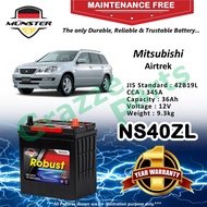 Münster Robust MF CMF NS40 | NS40ZL | 42B19L (36AH)  Car Battery Bateri Kereta for Mitsubishi Airtre