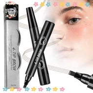 CEDAR Liquid Eyebrow Pencil, Anti-Sweat Waterproof 4 Point Eyebrow Pencil,   Long lasting Microblade