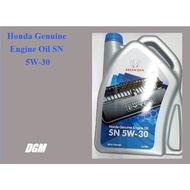Honda Genuine Engine Oil SN 5W-30 / 5W30 / 5W 30- Semi Synthetic - 4L Motor Oil