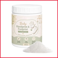 Kids Keepsake Powder 100ml Safe Shaping Quick Dry Keepsake Powder Kids Handprint and Footprint Tool 