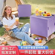 Influencer Shopping Household Supermarket Trolley Grocery Shopping Trolley Take Foldable Ready Stock