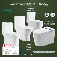 [ Maximum 1 unit per order ] SORENTO CABANA One Piece WC Toilet bowl Jamban Tandas S-Trap Washdown r