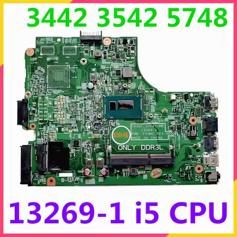 13269-1 For DELL Inspiron 15R 3542 3543 14 3442 3443 17 5748 5749 Laptop Motherboard 0HRG70 06YPRH 0