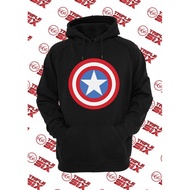 Captain America Logo Hoodie Jacket