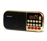 【認真賣】 金正901多功能便攜外放老人收音機MP3插卡音箱 雙18650電池雙卡雙待插卡收音機