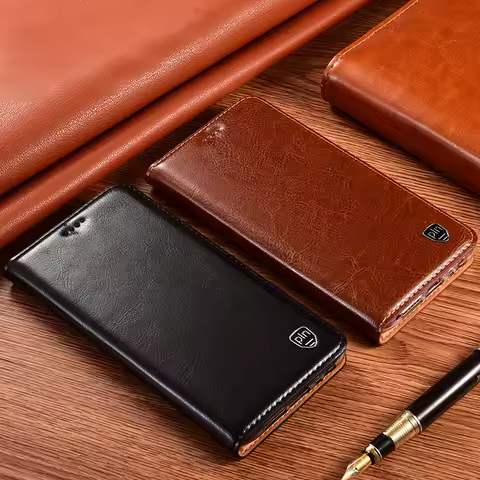 Luxury Cowhide Genuine Leather Case For Meizu 15 16 16s 16xs 16T 17 18 18X 18s Pro Plus Wallet Flip 