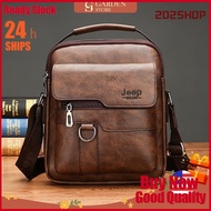 JEEP BULUO Luxury Brand Men Messenger Bags Crossbody Business Casual Handbag Large Capacity