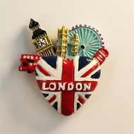 【Shipment within 24 hours‌】London England Creative 3D Architecture Building Souvenir Resin Hand Pain