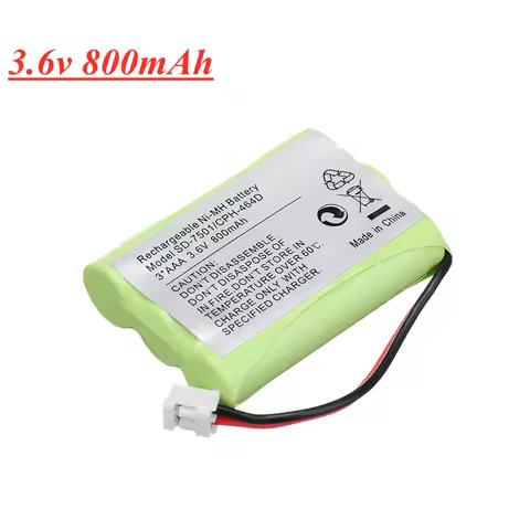 3.6V 800mAh AAA NiMH Battery for Motorola SD-7501 V-Tech 89-1323-00-00 AT & T Lucent 27910 CPH-464D 