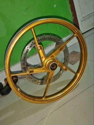 velg/pelk depan belakang potongan suzuki satria fu original copotan