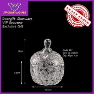 48pcs Wholesale Bulk Kaca Glassware Candle Jar Doorgift VIP kahwin Exclusive Gift Balang Bekas Kaca / 467P