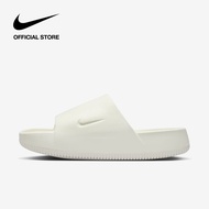 Nike Womens Calm Slide sandals - White ไนกี้ รองเท้าแตะแบบสวมผู้หญิง Calm - สีขาว