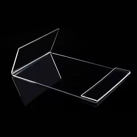 A4/a5/a6 Paper Holder Acrylic Clear Desk Shelf Box Storage Display Stand Acrylic Plastic Transparent