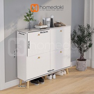 Homedoki Rak Sepatu / Lemari Sepatu / Rak Sepatu Kayu / Rak Sepatu Aesthetic / Lemari Sepatu Tertutu