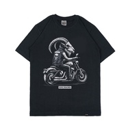 Metal t-shirt Satanic Distro t-shirt Men Women Black SIXCISSORS 666 RIDE