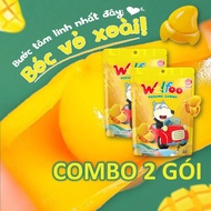 COMBO 2 Packs of Wolfoo Funday 3D Peeled GUMMY Candy Mango Flavor (40G x 2) PEELING GUMMY