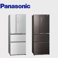 Panasonic 國際牌 ECONAVI 500L四門一級能變頻電冰箱(全平面無邊框玻璃) NR-D501XGS -含基本安裝+舊機回收 翡翠白(W)