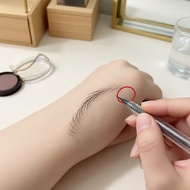 Affordable 2pc Liquid Brow Pen – 3D-Enhanced, Smooth Lines, Smudge-Proof Wear Pen Kening Cecair 2pcs