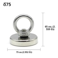 D16-D90mm Super Strong Neodymium ตะขอตกปลา N52 Heavy Duty แม่เหล็ก Neodymium แม่เหล็ก Countersunk Ho