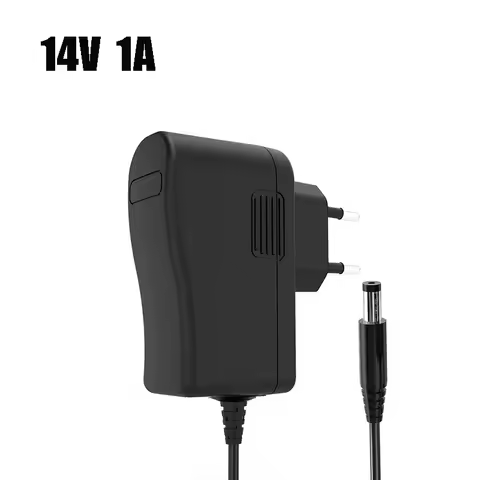 AC DC 100V-240V Power Supply Adapter 14V 1A 1000mA Converter EU Plug 5.5mmx2.1mm-2.5mm Charger for L