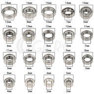 4 pcs/lot Rc Kereta Chrome Steel Sealed Bearing Kit 5x2x2.5 6x3x2 10x5x4 10x6x3 11x5x4 12x6x4 13x5x4