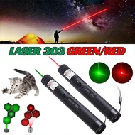 USB Rechargeable Green/Red Laser Pointers 532nm 10000m High Power Laser 303 Laser Flashlight