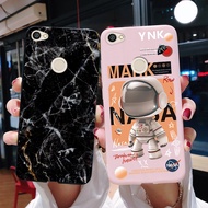 Xiaomi Redmi Note 5A Prime Casing Black Astronaut Marble Painted Phone Case Redmi Note5a Note 5A Prime Protective Cover