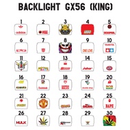 BACKLIGHT GX56 KING DESIGN