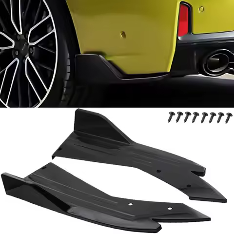 2pcs Rear Bumper Lip Diffuser Splitter Canard Protector Front Spoiler Body Kit For BMW 4 Series F32