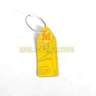 GANTUNGAN Dhl Boeing 757 Airplane Logo Keychain