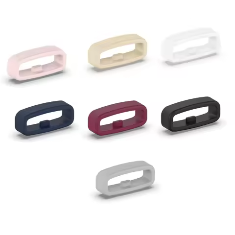 10pcs Smartwatch Strap Retainer Replacement Silicone Fastener Ring 18mm / 20mm / 22mm Wristband Keep