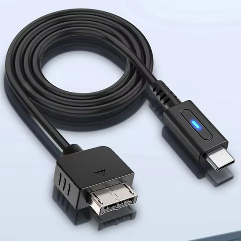 1.2m PD Type C Cable for PS Vita 1000 Controller Charging Adapter USB C Convert Cord for Playstation