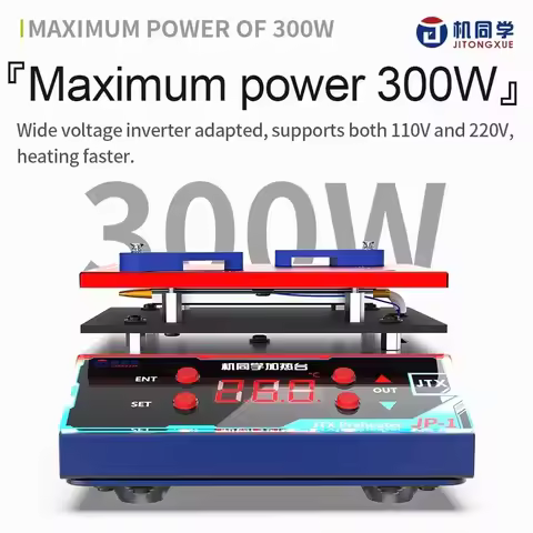 JTX JP-1 Universal Thermostatic Preheating Layering Platform For iPhone X-16 Pro Max Android PCB Lay