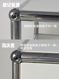 Modern Simple Bauhaus Stainless Steel TV Cabinet Module Combination Storage Cabinet Dining Room Side