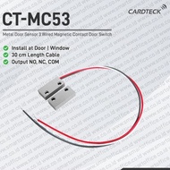 Magnetic Door Sensor No Nc Com Magnetic Metal Door Contact 3 Wires Mc53 Quality Guarantee
