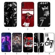 OPPO A94 A57 A77 A96 F5 F7 F9 Pro A7X A73 F11 Pro R9 s F1 Plus A9 2019 W11 cr7 Soft black phone case