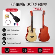 Guitar Beginner 38 Inch Round Guitar Set Folk Guitar Profile Soundtrack