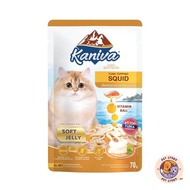 [ยกลัง 48 ซอง] Kaniva อาหารเปียกแมว เปียกแมว คานิว่าเพาซ์ ผสม Vitamins Ball ขนาด 70 กรัม