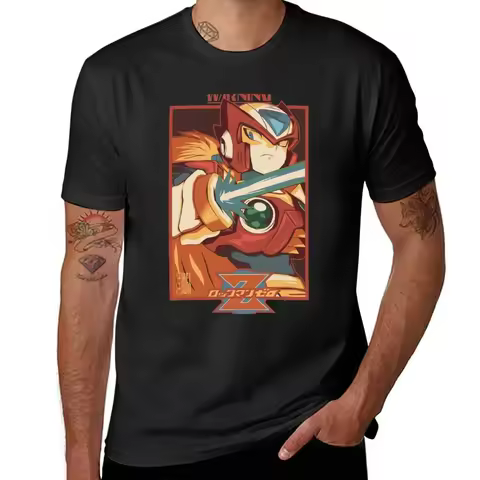 Oversized t-shirt black t shirts custom t shirt t shirts for men Zero (Megaman X) T-Shirt oversized 