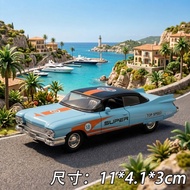 Cadillac Gulf Gulf Version Alloy Car Model Pull Back Forward Toy Collection Gift Ornaments